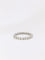 Bague 53.5 Alliance américaine or blanc diamants 1,25 ct 58 Facettes J71