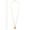 Collier Collier en or jaune avec la Vierge miraculeuse 58 Facettes 34873