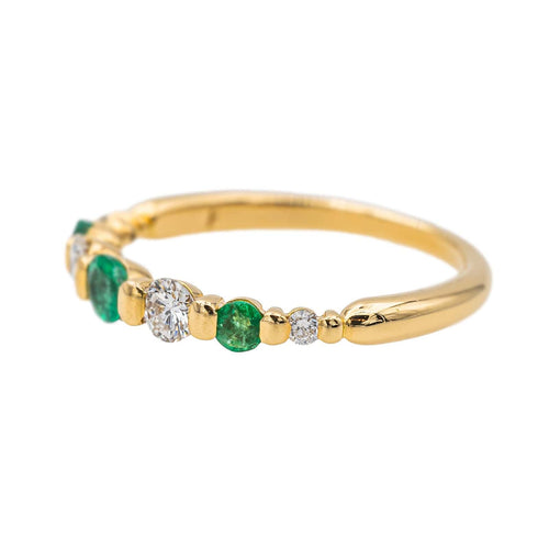 Bague 54 Bague Or jaune Emeraude 58 Facettes 3622952CN