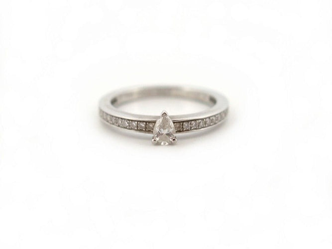Bague 54 bague CHAUMET triomphe josephine eclat d'eternite platine 58 Facettes 259901