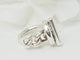 Bague Bague Hermès croisette GM en argent 58 Facettes 33114