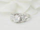 Bague 57 Bague solitaire en or blanc platine et diamant 1,20ct 58 Facettes 33557