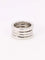 Bague BVLGARI - Bague B.zero1 Large or blanc 58 Facettes J532