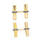 Boutons de manchette Van Cleef & Arpels - Boutons de manchette Or jaune Saphir 58 Facettes