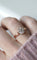 Bague Bague marguerite diamants sur or rose 58 Facettes