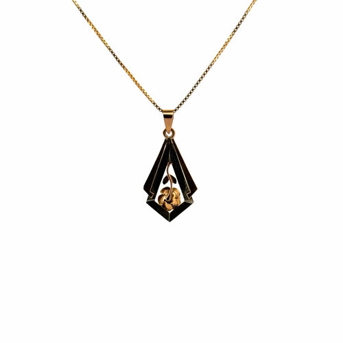 Pendentif Pendentif ancien or jaune et or blanc 58 Facettes 2-PEF2-GS34788-1