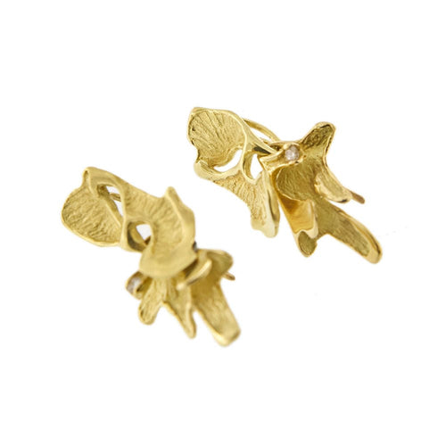 Boucles d'oreilles Boucles d'oreilles pendantes feuilles 58 Facettes 34516