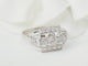 Bague 53 Bague Art Déco en platine et diamants 58 Facettes 33425