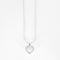 Pendentif Chaine et pendentif coeur en or gris 58 Facettes