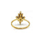 Bague - Or jaune, Saphir & Diamants