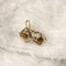 Boucles d'oreilles Boucles d'oreilles dormeuses deux ors à la rose 58 Facettes 24-293