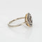 Bague Antique Edwardian Diamond Ring 18k Platinum Sz 9 Round Fine Cocktail Jewelry 58 Facettes G13499