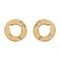 Boucles d'oreilles Dinh Van Boucles d'oreilles Cible Or jaune Diamant 58 Facettes 2711597CN