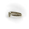 Bague 14K White Gold Hand Engraved Lucky Nail Ring with Diamonds 58 Facettes