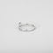 Bague 53 Solitaire or blanc avec diamant 58 Facettes 3121289