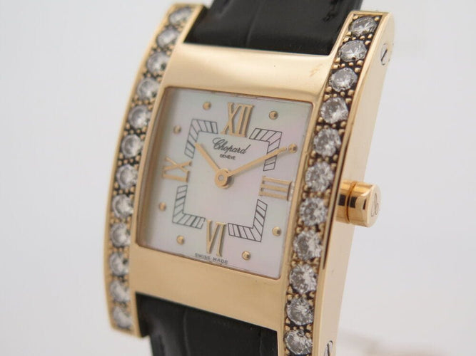 Montre montre CHOPARD your hour 36 mm quartz or jaune diamant 58 Facettes 264356