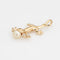 Pendentif Gecko Pendentif or jaune lézard perle de culture charme bijoux de domaine raffiné 58 Facettes G3237