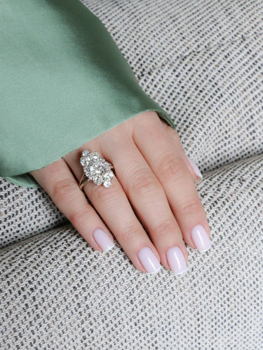 Bague Bague marquise diamants 3,1 carats 58 Facettes 1033
