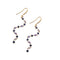 Boucles d'oreilles Boucles d'oreilles pendantes avec diamants, saphirs et tanzanite 58 Facettes 33053