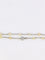 Bracelet Bracelet chaîne platine perles fines 58 Facettes 880