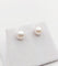 Boucles d'oreilles Puces d'oreilles or rose, perle de culture (circa 1900) 58 Facettes A05944