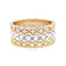 Bague 53 Bague alliance Chanel, "Coco Crush", or rose, diamants. 58 Facettes 33651