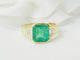Bague 52.5 Bague en or jaune, émeraude et diamants 58 Facettes 33540
