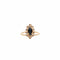 Bague 52 Bague marquise saphir et diamants or jaune 58 Facettes