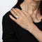 Bague Bague initiale lettre M vintage en or jaune 14 carats, taille 5, bijoux fins 58 Facettes G14011