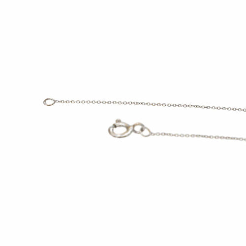 Collier Collier Or blanc Chrysoprase 58 Facettes 3028341CN