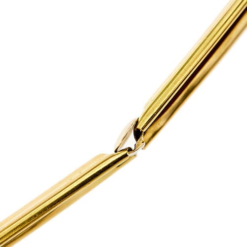 Collier Collier segmenté or jaune 58 Facettes 38156