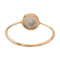 Bague 52 Ginette NY Bague Disc ring Or rose 58 Facettes 3066689CN