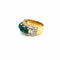 Bague BULGARi - Bague Trombino en or et diamants émeraude, années 1970 58 Facettes