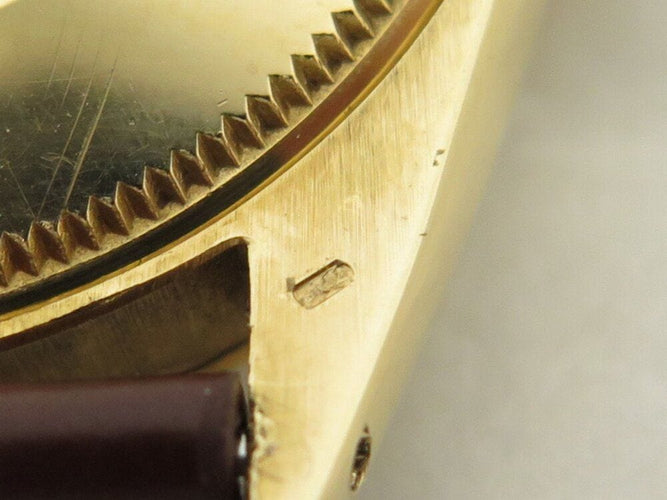 Montre vintage montre ROLEX oyster perpetual 34 mm or jaune automatique 58 Facettes 261281