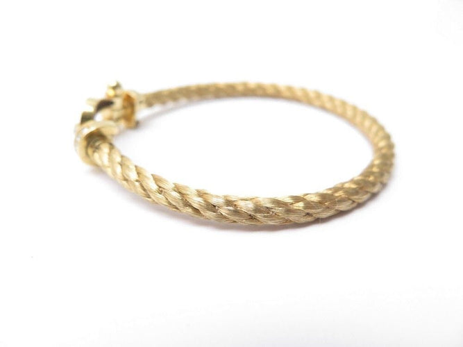 Bracelet bracelet FRED force 10 gm en or jaune & diamants 58 Facettes 241384