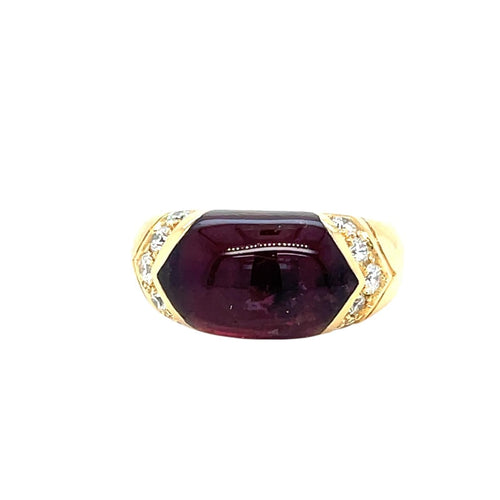 Bague Bague en or et diamants Bulgari Celtaura Tourmaline 58 Facettes