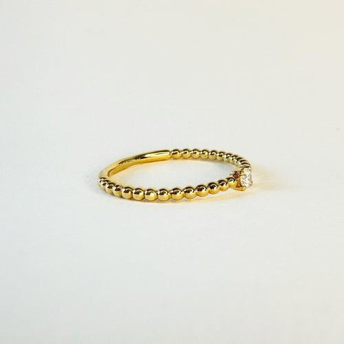 Bague 54 Bague Solitaire n°50｜Or et diamant 58 Facettes INV050