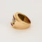 Bague 58 Bague tank or jaune, rubis et diamants 58 Facettes CHA5417