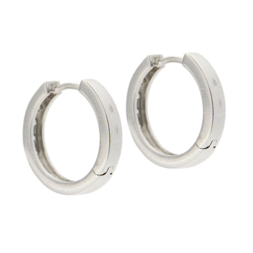 Boucles d'oreilles Boucles d'oreilles créoles avec diamants 58 Facettes 13347