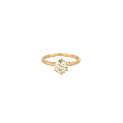 Bague 54 BAGUE SOLITAIRE OR JAUNE ET DIAMANT 58 Facettes BO/240043 NSS