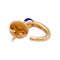 Boucles d'oreilles Boucles d'oreilles Pomellato, "M'ama non M'ama", or rose, pierres de couleurs. 58 Facettes 34054