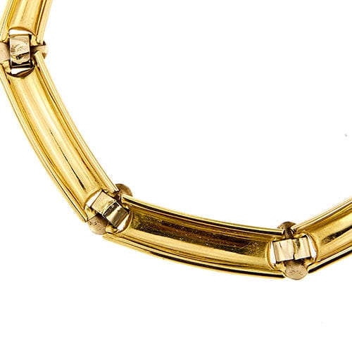 Collier Collier segmenté or jaune 58 Facettes 38156