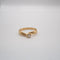 Bague 53 Solitaire Croisée Or Jaune & Diamants 58 Facettes 8-GSJE501-01