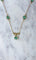 Collier Collier noeud or et cabochons émeraude 58 Facettes