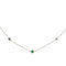 Collier Collier Or blanc Chrysoprase 58 Facettes 3028341CN