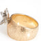 Bague Bague papillon vintage en or jaune 14 carats avec diamant et pierre précieuse de 6,5 mm 58 Facettes G13169