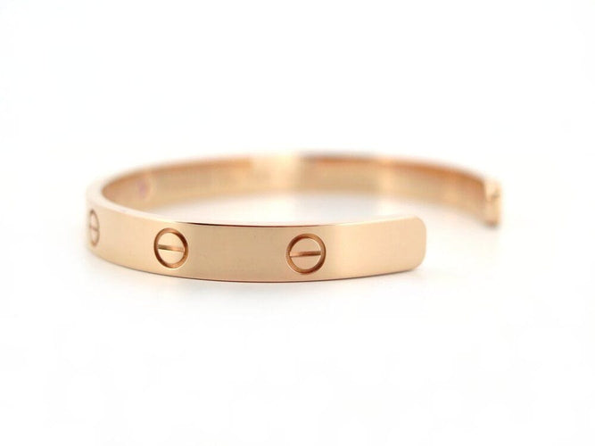 Bracelet bracelet CARTIER love 1 saphir rose jonc ouvert or 58 Facettes 264233