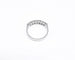 Bague 53 Demi alliance diamants or blanc 58 Facettes All;Demi.FA.17-B