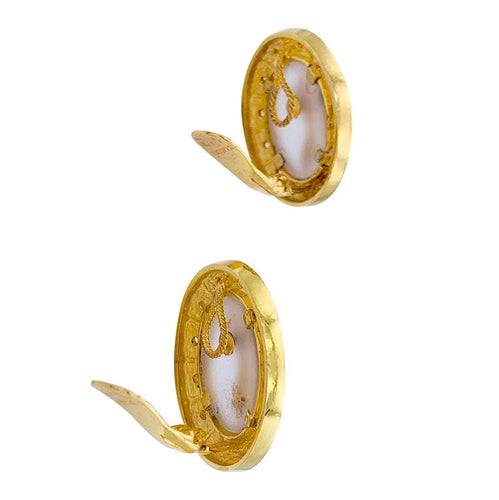 Boucles d'oreilles Boucles d'oreilles Lalaounis cristal de roche. 58 Facettes 32425
