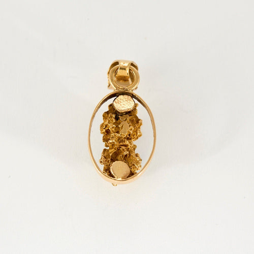 Pendentif Pendentif or jaune pépite d'or 58 Facettes CHOL0868